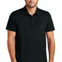 Mercer+Mettle Mens Moisture Wicking Short Sleeve Polo Shirt - Deep Black