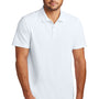 Mercer+Mettle Mens Moisture Wicking Short Sleeve Polo Shirt - White