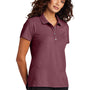 Mercer+Mettle Womens Moisture Wicking Short Sleeve Polo Shirt - Rosewood