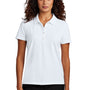 Mercer+Mettle Womens Moisture Wicking Short Sleeve Polo Shirt - White