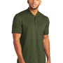 Mercer+Mettle Mens Moisture Wicking Short Sleeve Henley T-Shirt - Townsend Green