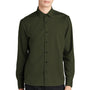 Mercer+Mettle Mens Stretch Woven Long Sleeve Button Down Shirt - Townsend Green - Closeout