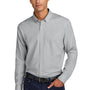 Mercer+Mettle Mens Modern Oxford Long Sleeve Button Down Shirt - Gusty Grey