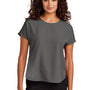 Mercer+Mettle Womens Stretch Crepe Short Sleeve Crewneck - Anchor Grey