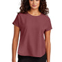 Mercer+Mettle Womens Stretch Crepe Short Sleeve Crewneck - Rosewood