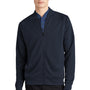 Mercer+Mettle Mens Double Knit Full Zip Bomber Jacket - Night Navy Blue
