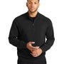 Mercer+Mettle Mens 1/4 Zip Sweater - Deep Black