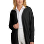 Mercer+Mettle Womens Open Front Cardigan Sweater - Deep Black