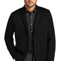 Mercer+Mettle Mens Snag Resistant Relaxed Knit Blazer w/ Pockets - Deep Black