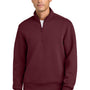 Mercer+Mettle Mens Soft Spacer 1/4 Zip Sweatshirt - Burgundy - Coming Soon