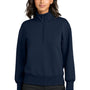 Mercer+Mettle Womens Soft Spacer 1/4 Zip Sweatshirt - Night Navy Blue - Coming Soon