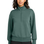 Mercer+Mettle Womens Soft Spacer 1/4 Zip Sweatshirt - Silver Pine Green - Coming Soon