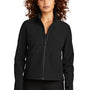Mercer+Mettle Womens Water Resistant Soft Shell Full Zip Jacket - Deep Black