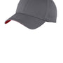 New Era Hats Mens Stretch Fit Hat - Graphite Grey/Scarlet Red