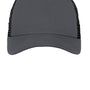 New Era Hats Mens Adjustable Trucker Hat - Graphite Grey/Black