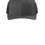 New Era Hats Mens Low Profile Snapback Trucker Hat - Heather Graphite Grey/Black