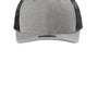 New Era Hats Mens Low Profile Snapback Trucker Hat - Heather Grey/Black