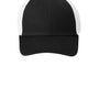 New Era Hats Mens Stretch Mesh Hat - Black/White