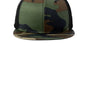 New Era Hats Mens Snapback Trucker Hat - Camo/Black