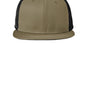 New Era Hats Mens Snapback Trucker Hat - Olive Green/Black