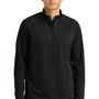 New Era Mens Stand Out 1/4 Zip Sweatshirt - Black - COMING SOON