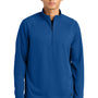 New Era Mens Stand Out 1/4 Zip Sweatshirt - Royal Blue - COMING SOON