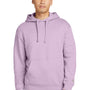 New Era Mens Heritage Fleece Hooded Sweatshirt Hoodie w/ Pouch Pocket - Lavender Purple