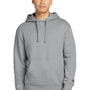 New Era Mens Heritage Fleece Hooded Sweatshirt Hoodie w/ Pouch Pocket - Rainstorm Grey