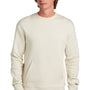 New Era Mens Heritage Fleece Crewneck Sweatshirt w/ Pocket - Soft Beige