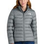 The North Face Womens Down Hybrid Water Resistant Full Zip Jacket - Heather Medium Grey