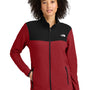 The North Face Womens Glacier Fleece Full Zip Jacket - Rage Red/Black