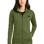 The North Face Womens Skyline Full Zip Fleece Jacket - Heather Clover Green