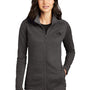 The North Face Womens Skyline Full Zip Fleece Jacket - Heather Dark Grey