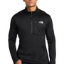 The North Face Mens Skyline 1/4 Zip Fleece Jacket - Black