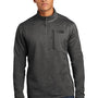 The North Face Mens Skyline 1/4 Zip Fleece Jacket - Heather Dark Grey
