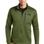The North Face Mens Skyline Full Zip Fleece Jacket - Heather Clover Green