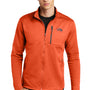 The North Face Mens Skyline Full Zip Fleece Jacket - Heather Zion Orange/Urban Navy Blue