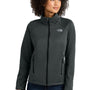 The North Face Womens Ridgewall Wind & Water Resistant Soft Shell Full Zip Jacket - Heather Dark Grey
