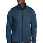 The North Face Mens Ridgewall Wind & Water Resistant Soft Shell Full Zip Jacket - Shady Blue