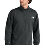 The North Face Mens Double Knit 1/4 Zip Fleece Jacket - Asphalt Grey