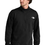 The North Face Mens Double Knit 1/4 Zip Fleece Jacket - Black