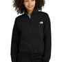 The North Face Womens Double Knit 1/4 Zip Fleece Jacket - Black