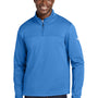 The North Face Mens Aim Fleece 1/4 Zip Sweatshirt - Marina Blue - NEW