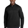 The North Face Mens Aim Fleece 1/4 Zip Sweatshirt - Black