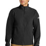The North Face Mens Edge Stretch Wind & Water Resistant Full Zip Soft Shell Jacket - Black