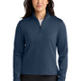 The North Face Womens Aim 1/4 Zip Fleece Sweatshirt - Summit Navy Blue - COMING SOON