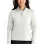 The North Face Womens Aim 1/4 Zip Fleece Sweatshirt - Dune White - COMING SOON
