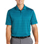 Nike Mens Vapor Jacquard Dri-Fit Moisture Wicking Short Sleeve Polo Shirt - Marina Blue