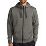 Nike Mens Club Fleece Full Zip Hooded Sweatshirt Hoodie w/ Pockets - Heather Charcoal Grey
