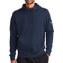 Nike Mens Club Fleece Full Zip Hooded Sweatshirt Hoodie w/ Pockets - Midnight Navy Blue